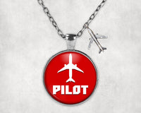 Thumbnail for Pilot & Circle Designed Necklaces