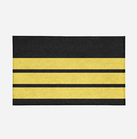 Thumbnail for Pilot Epaulette (3 Lines) Designed Door Mats Aviation Shop 