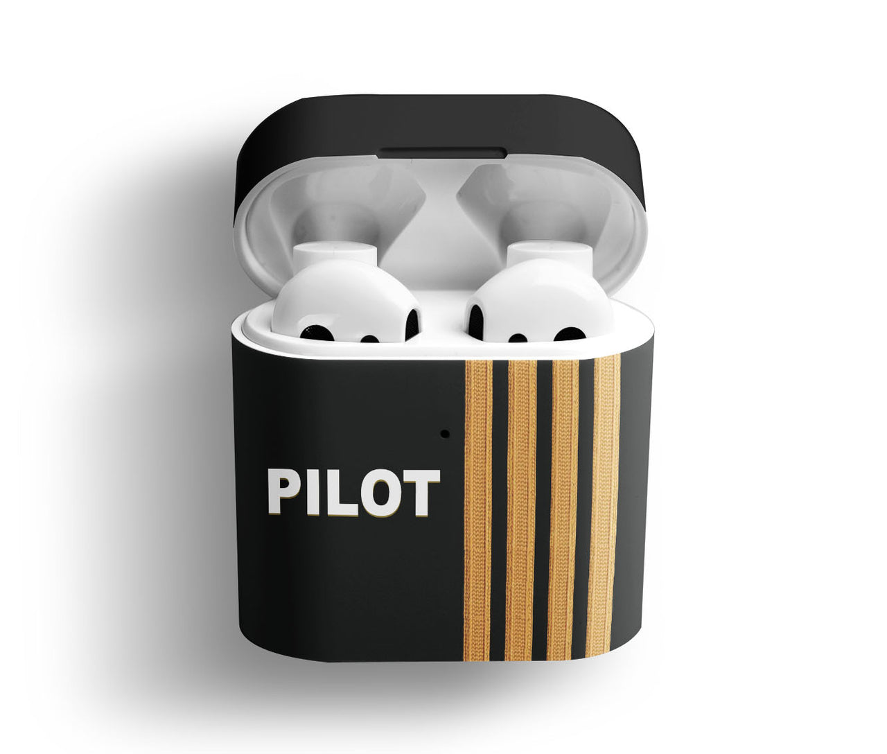 Pilot & Epaulettes (4,3,2 Lines) Designed AirPods  Cases