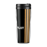 Thumbnail for Pilot & Epaulettes (4 Lines) Designed Travel Mugs