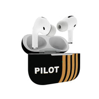 Thumbnail for Pilot Badge & Special Golden Epaulettes (4,3,2 Lines) Airpods 