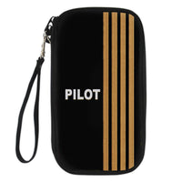 Thumbnail for Pilot & Epaulettes (4 Lines) Designed Travel Cases & Wallets