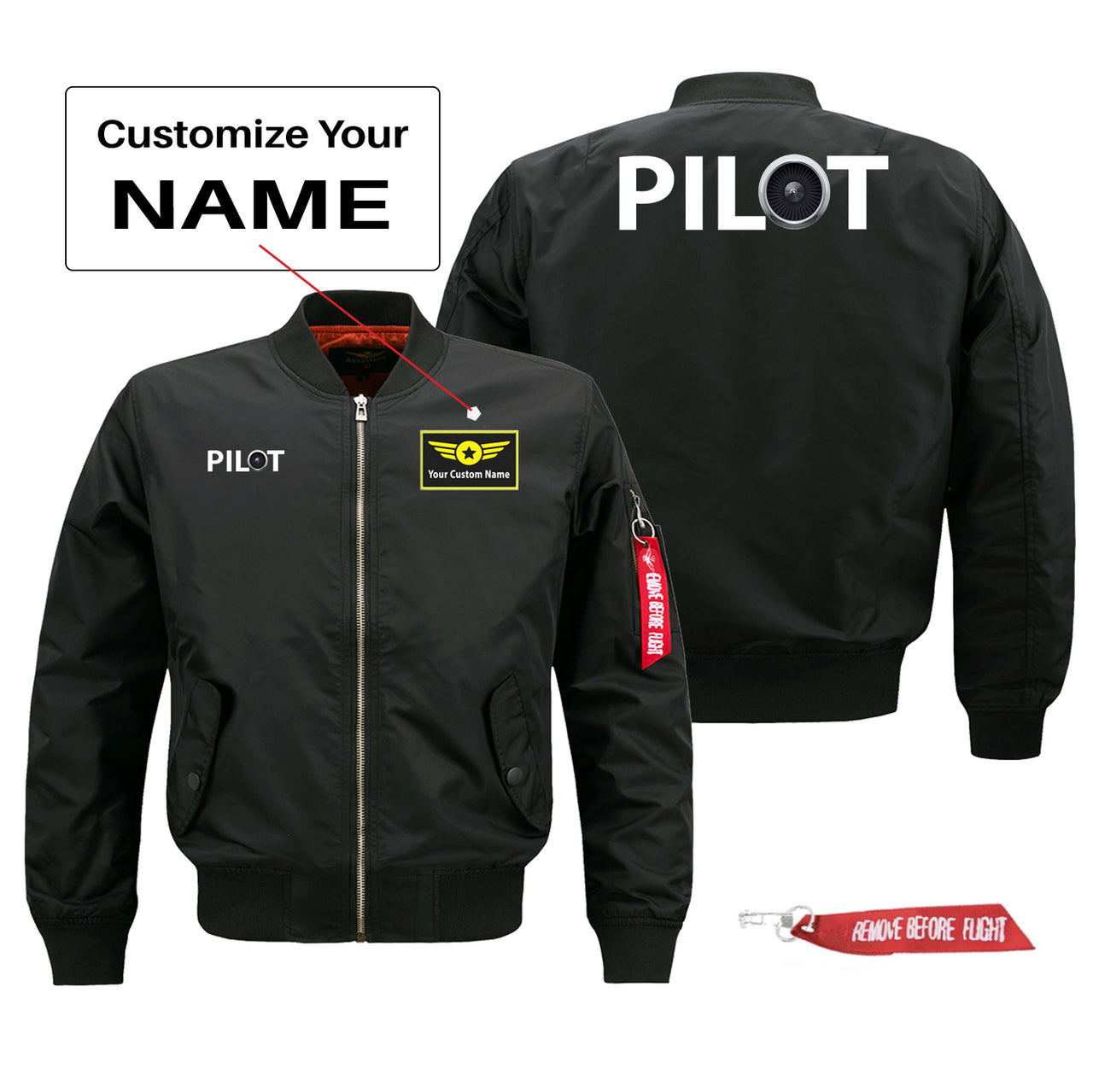 Pilot & Jet Engine Designed Pilot Jackets (Customizable)