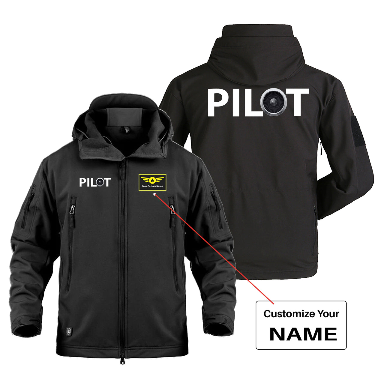 Pilot & Jet Engine Designed Military Jackets (Customizable)