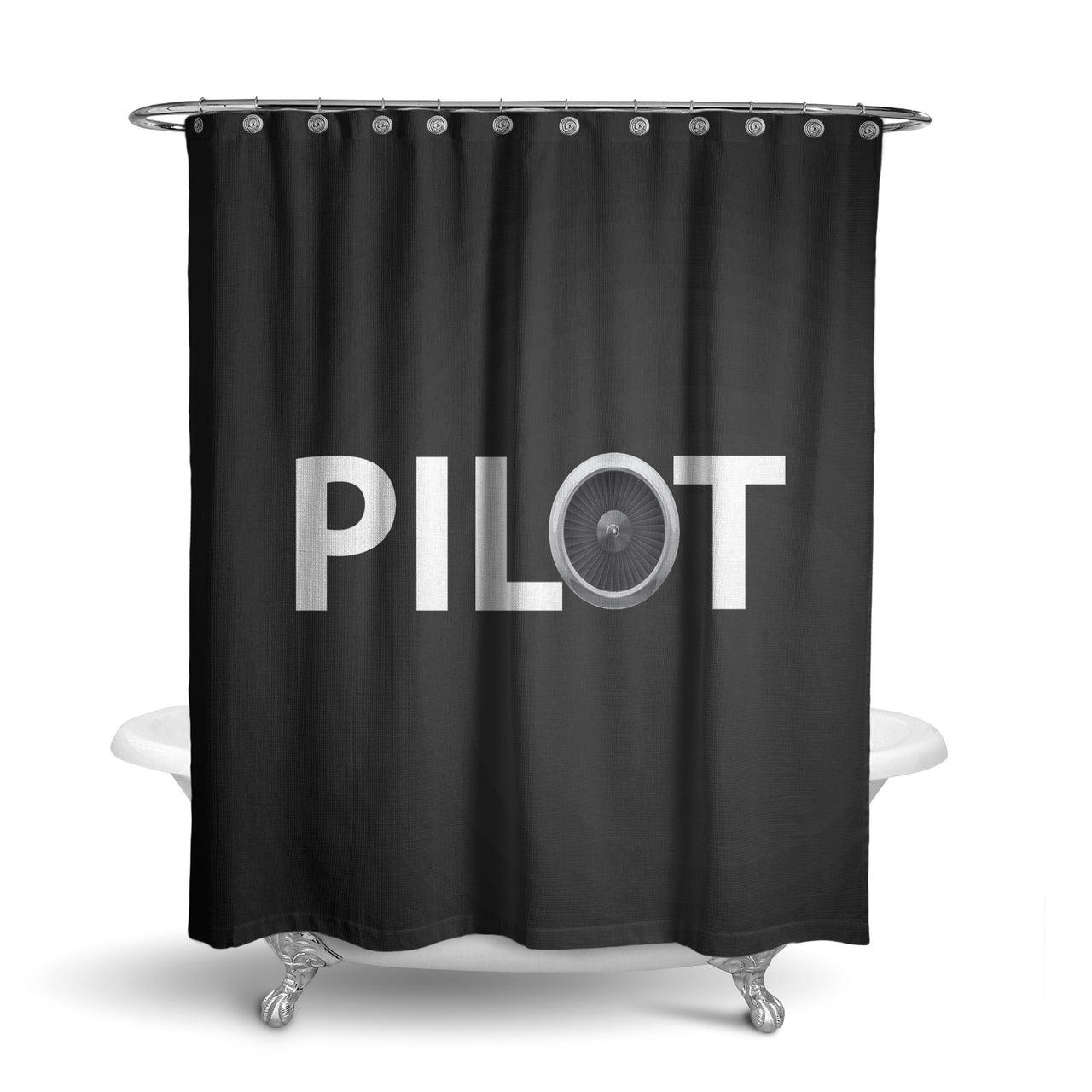 Pilot & Jet Engine Designed Shower Curtains