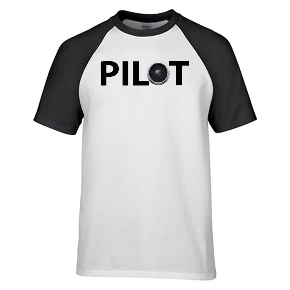 Pilot & Jet Engine Designed Raglan T-Shirts