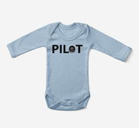 Thumbnail for Pilot & Jet Engine Designed Baby Bodysuits