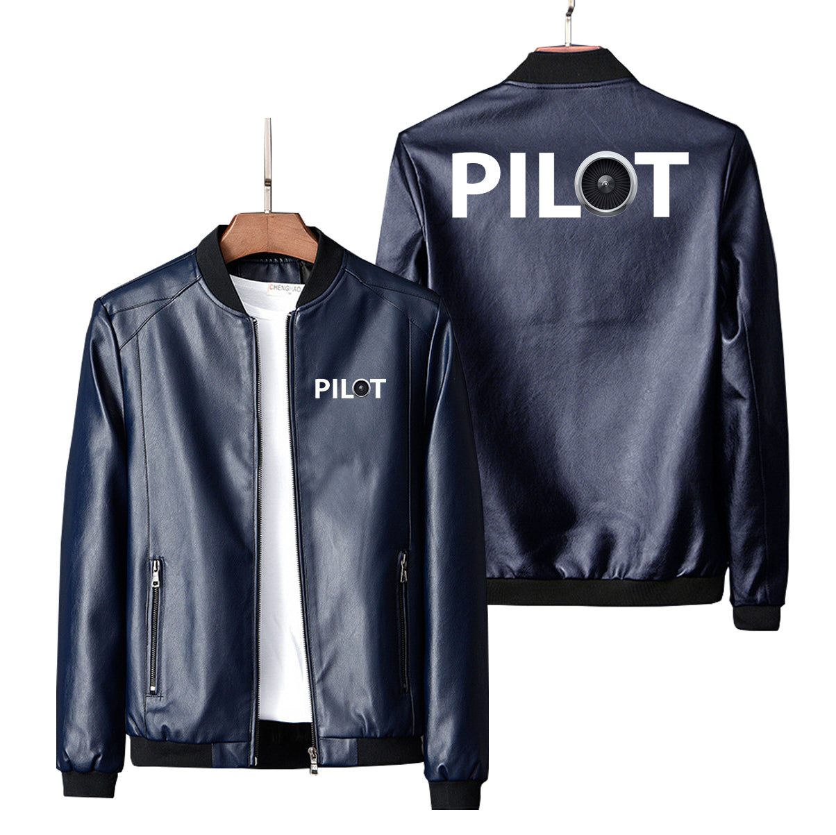 Pilot & Jet Engine Designed PU Leather Jackets
