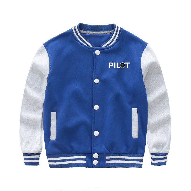 Pilot & Jet Engine Designed "CHILDREN" Baseball Jackets