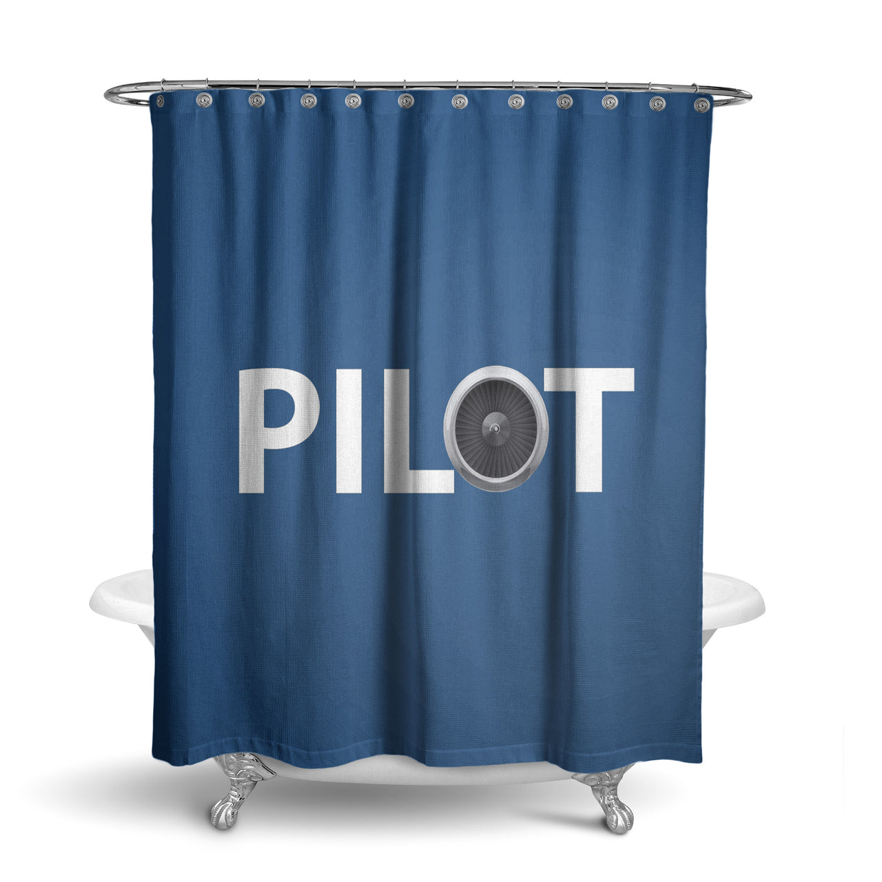Pilot & Jet Engine Designed Shower Curtains