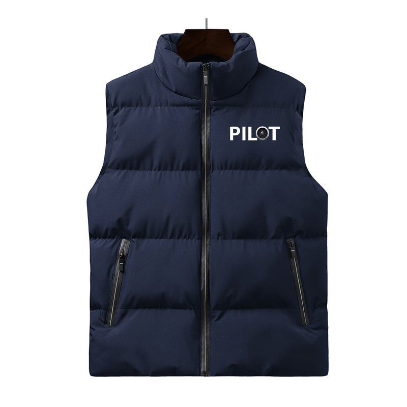 Pilot & Jet Engine Designed Puffy Vests