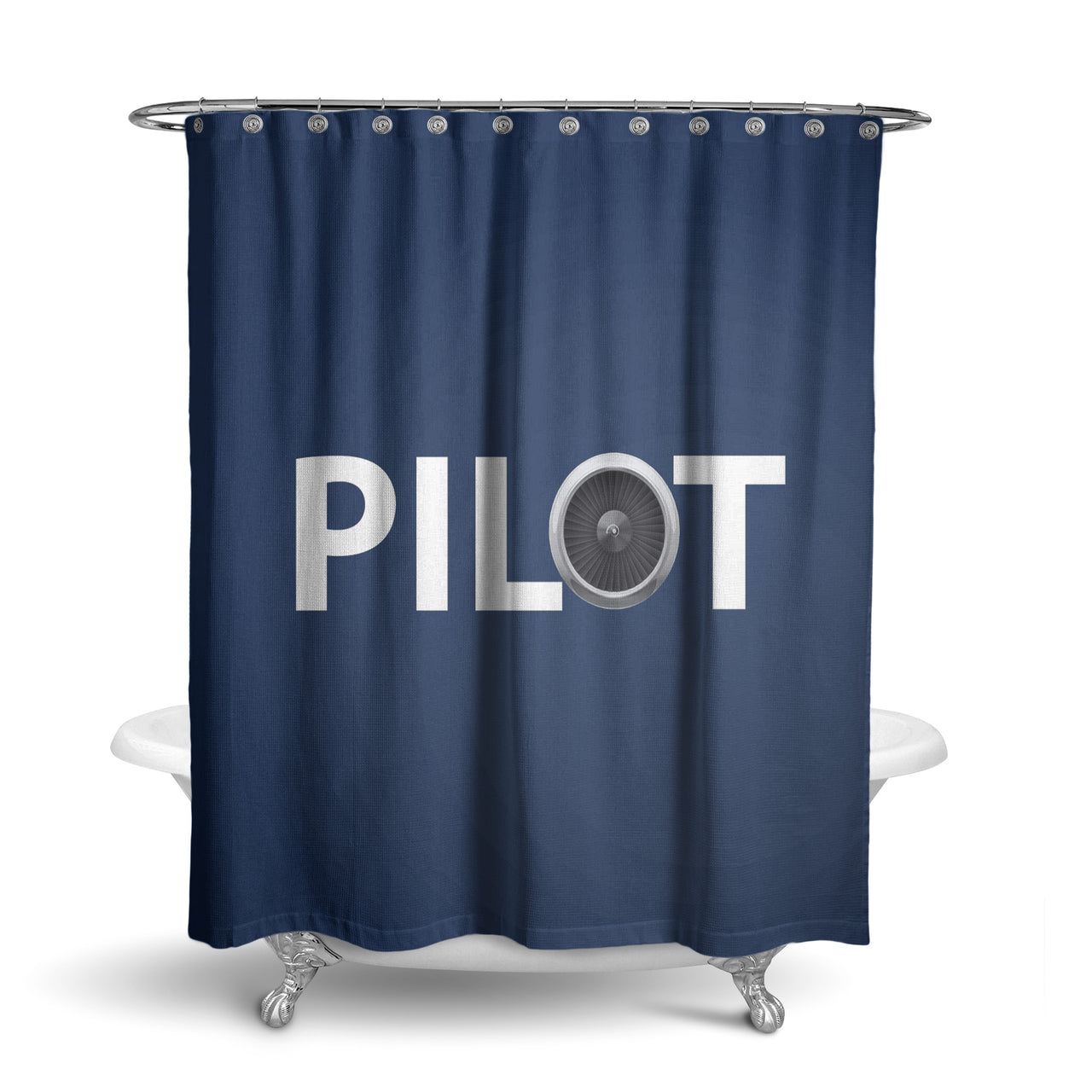 Pilot & Jet Engine Designed Shower Curtains