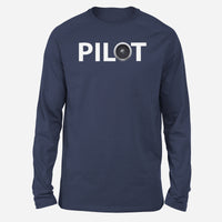 Thumbnail for Pilot & Jet Engine Designed Long-Sleeve T-Shirts