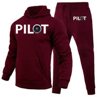 Thumbnail for Pilot & Jet Engine Designed Hoodies & Sweatpants Set