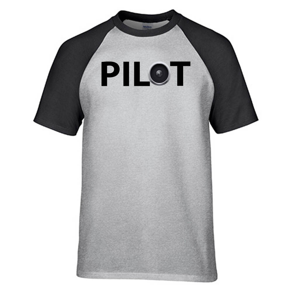 Pilot & Jet Engine Designed Raglan T-Shirts
