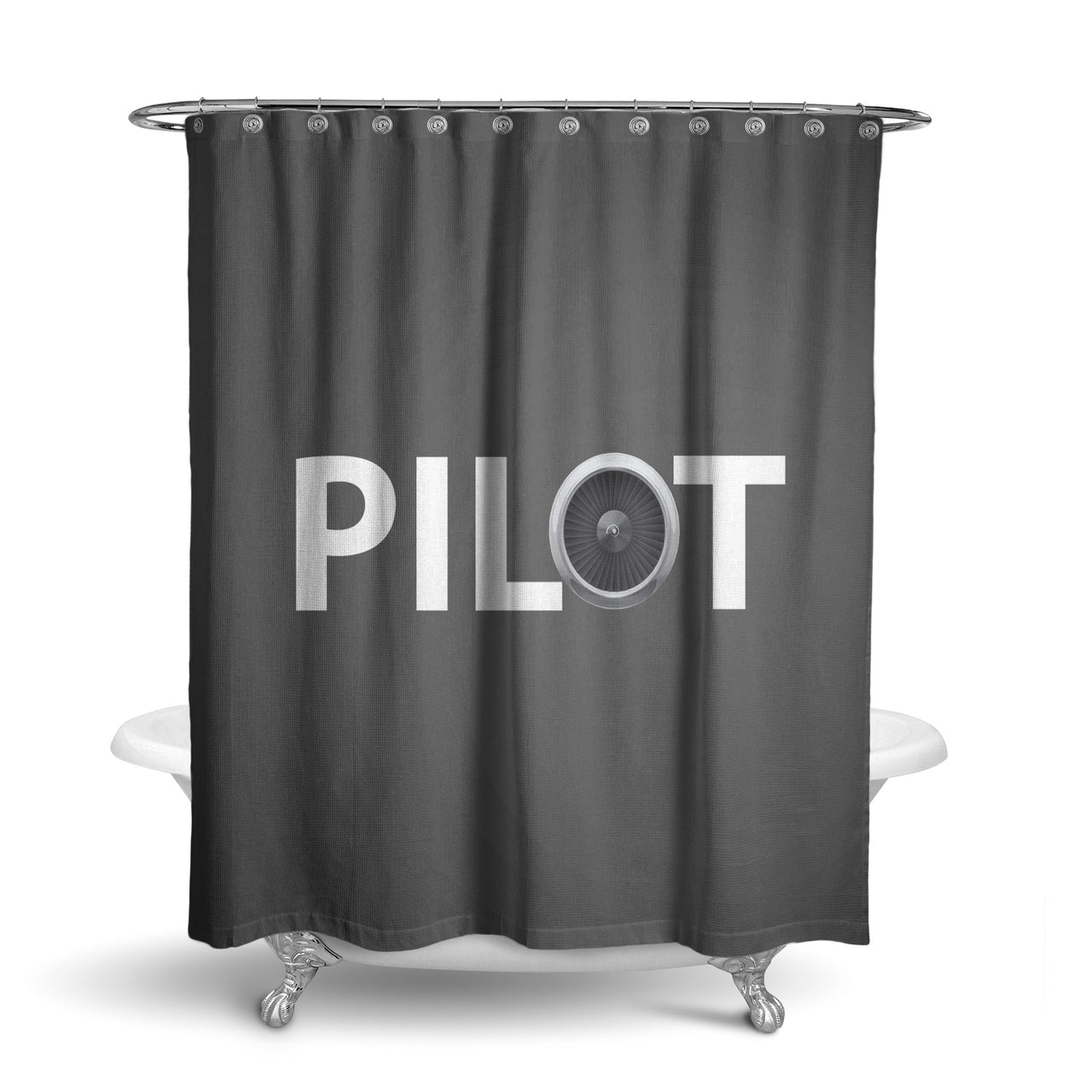 Pilot & Jet Engine Designed Shower Curtains