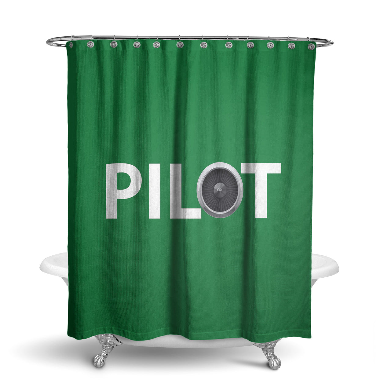 Pilot & Jet Engine Designed Shower Curtains