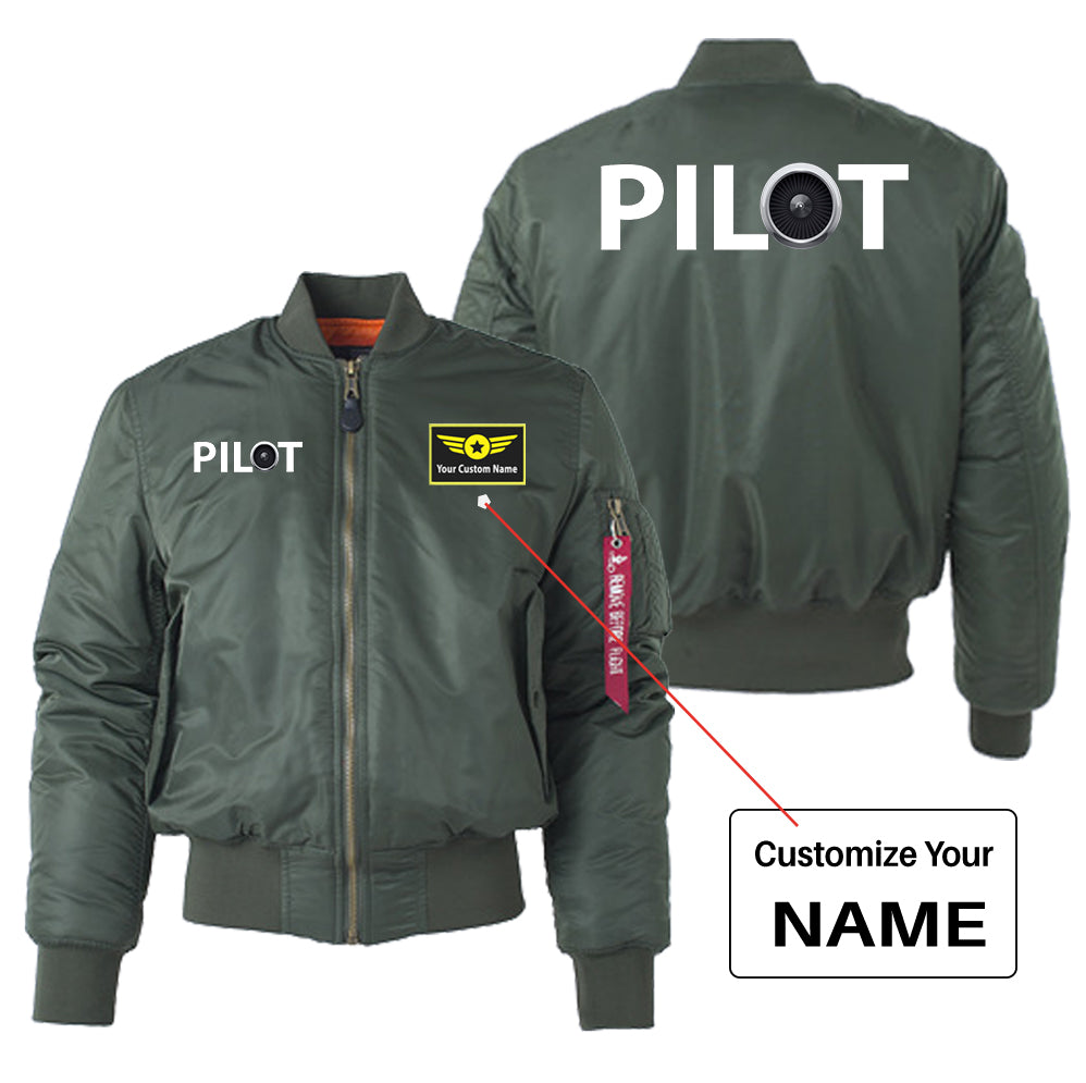 Pilot & Jet Engine Designed "Women" Bomber Jackets