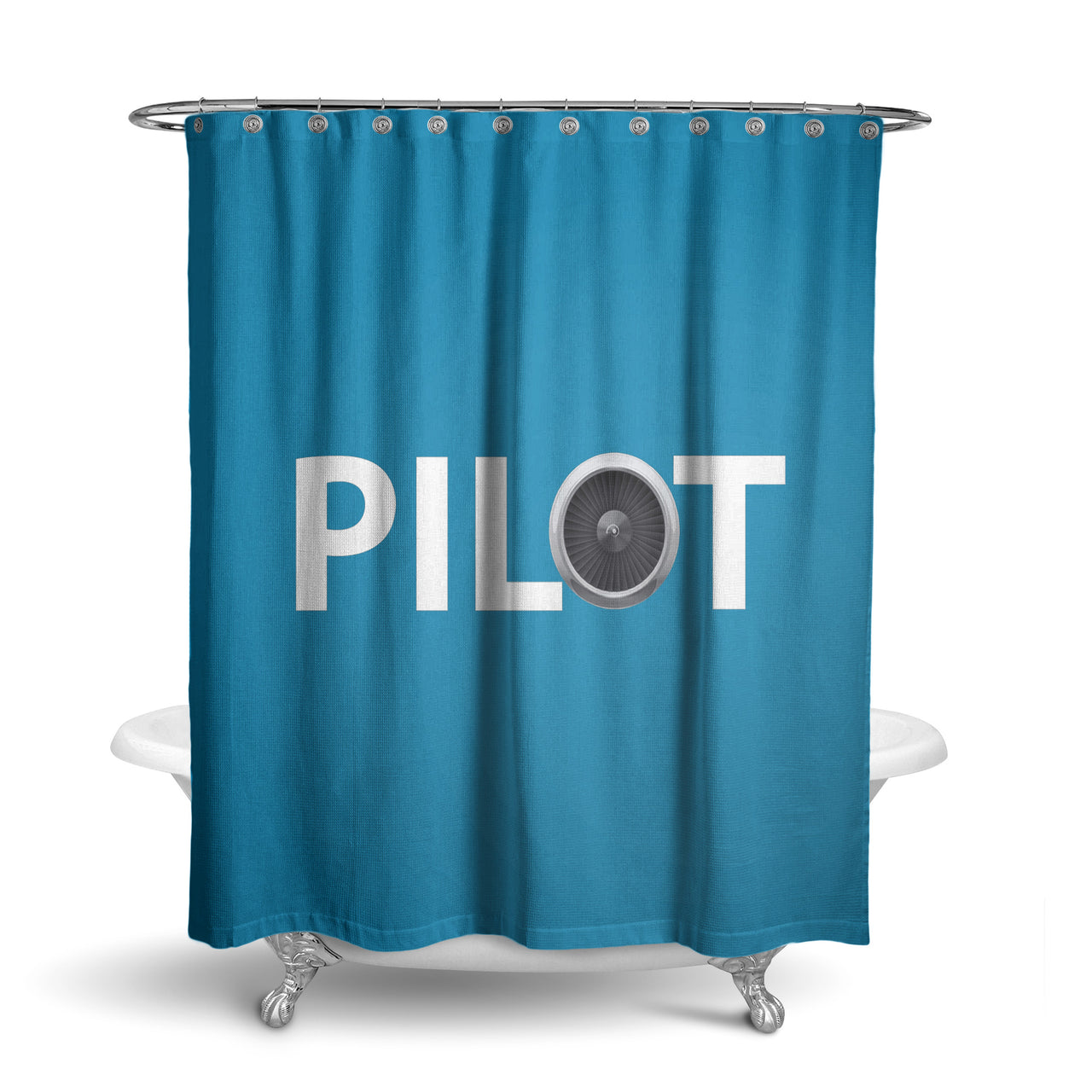 Pilot & Jet Engine Designed Shower Curtains