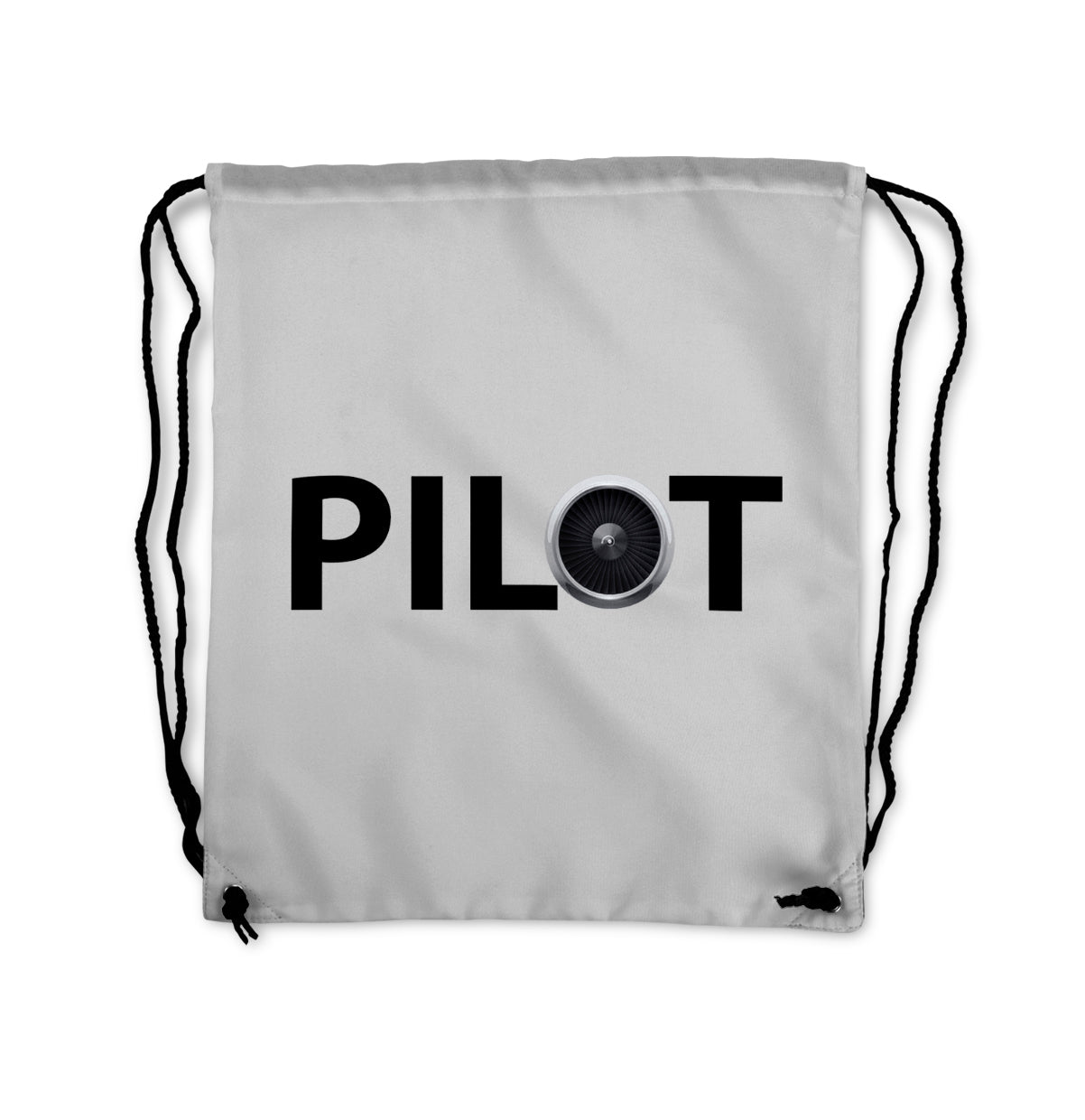 Pilot & Jet Engine Designed Drawstring Bags