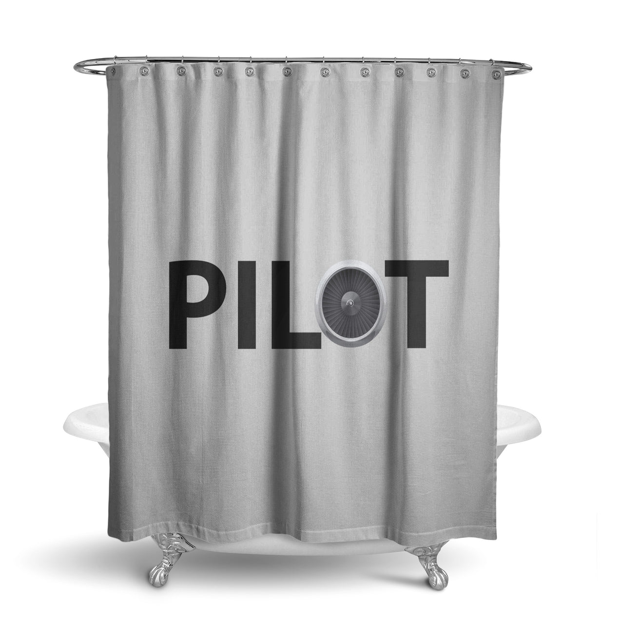 Pilot & Jet Engine Designed Shower Curtains