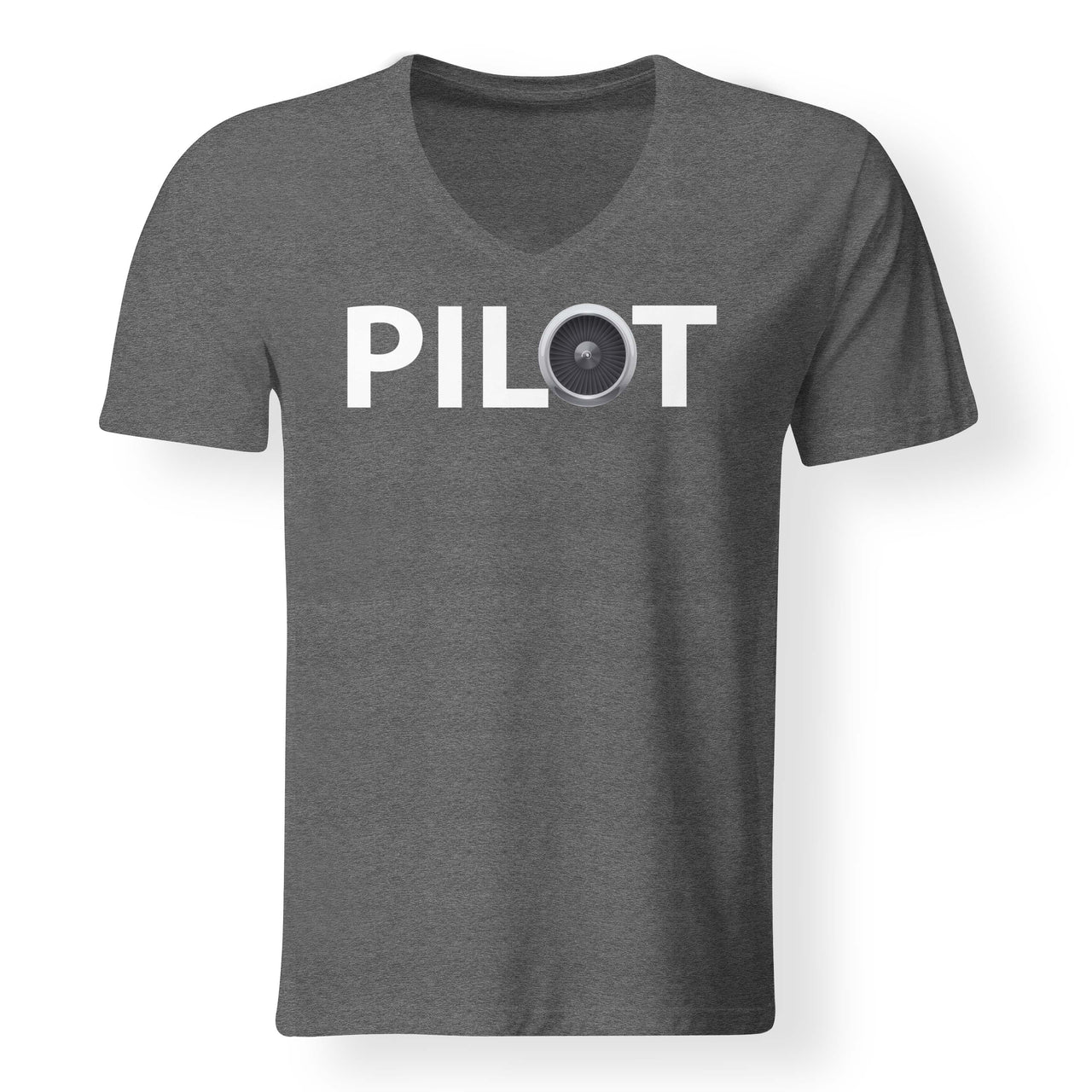 Pilot & Jet Engine Designed V-Neck T-Shirts
