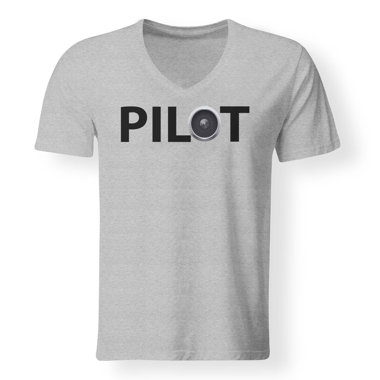 Pilot & Jet Engine Designed V-Neck T-Shirts