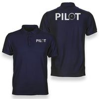 Thumbnail for Pilot & Jet Engine Designed Double Side Polo T-Shirts