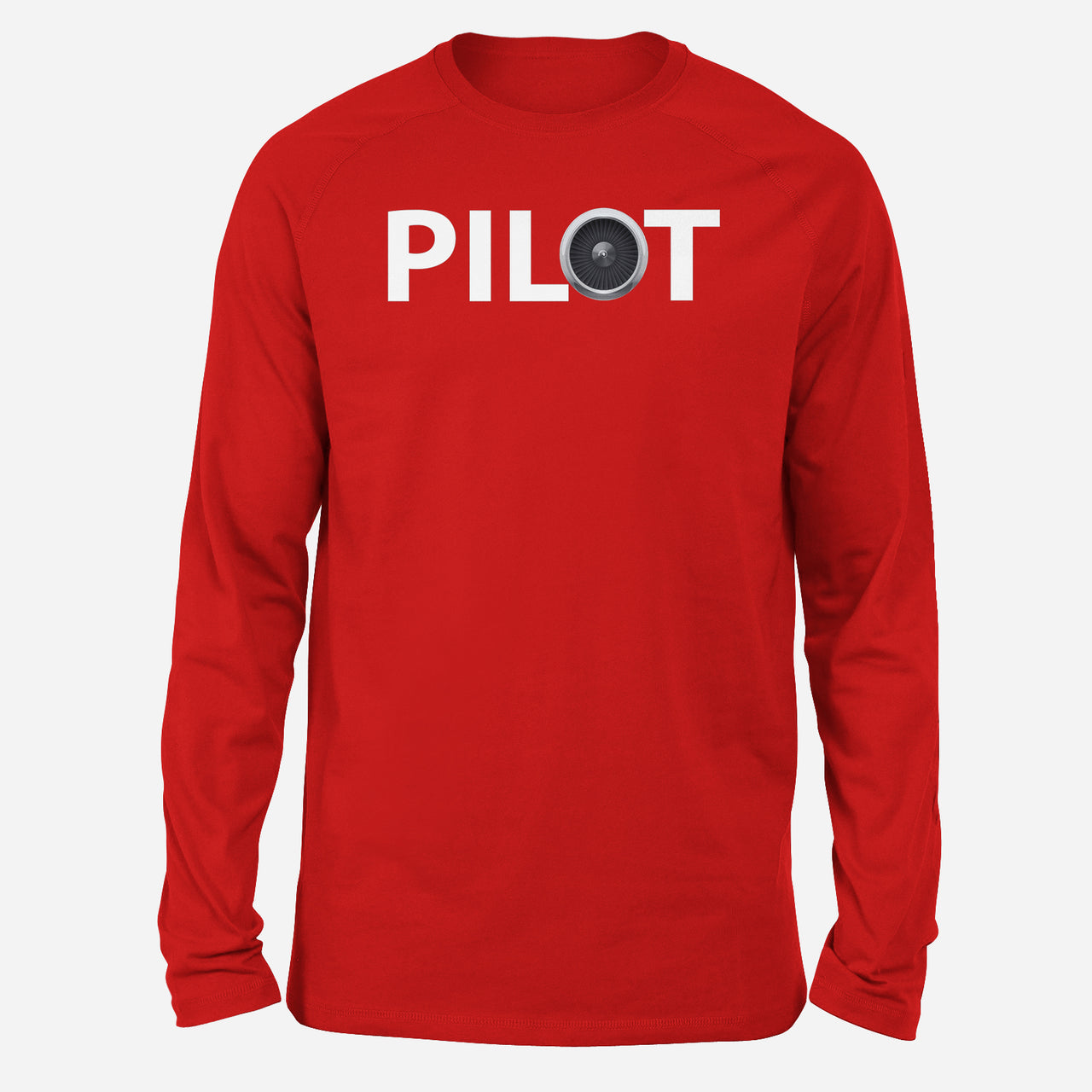 Pilot & Jet Engine Designed Long-Sleeve T-Shirts