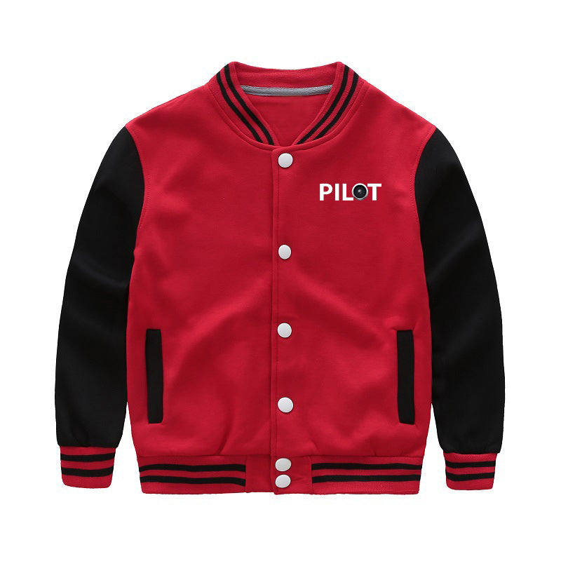 Pilot & Jet Engine Designed "CHILDREN" Baseball Jackets