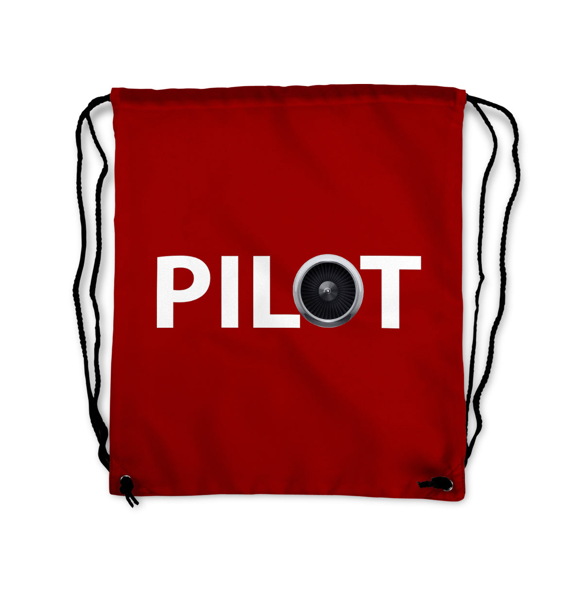 Pilot & Jet Engine Designed Drawstring Bags