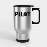 Thumbnail for Pilot & Jet Engine Designed Travel Mugs (With Holder)
