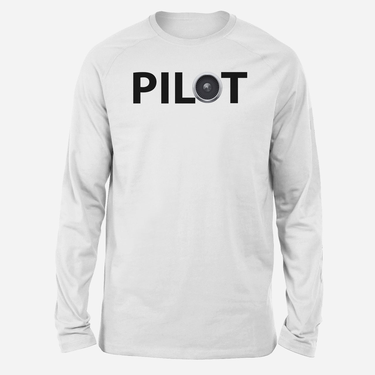 Pilot & Jet Engine Designed Long-Sleeve T-Shirts