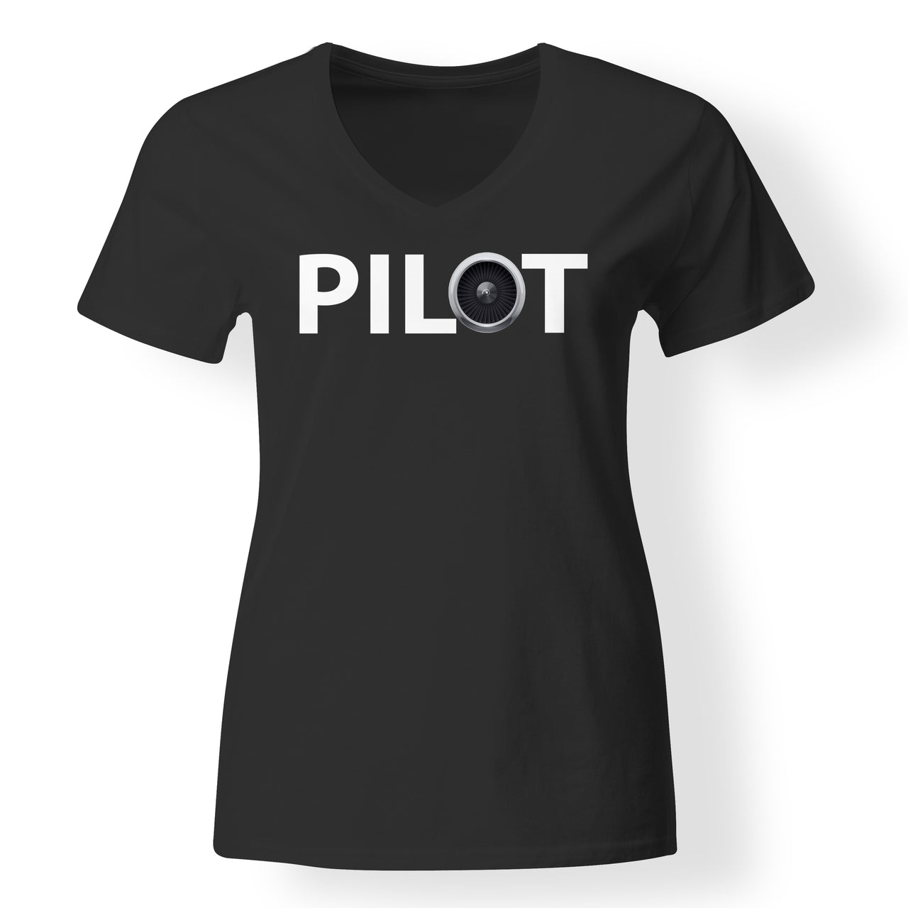 Pilot & Jet Engine Designed V-Neck T-Shirts