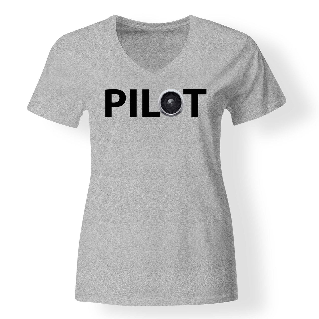 Pilot & Jet Engine Designed V-Neck T-Shirts