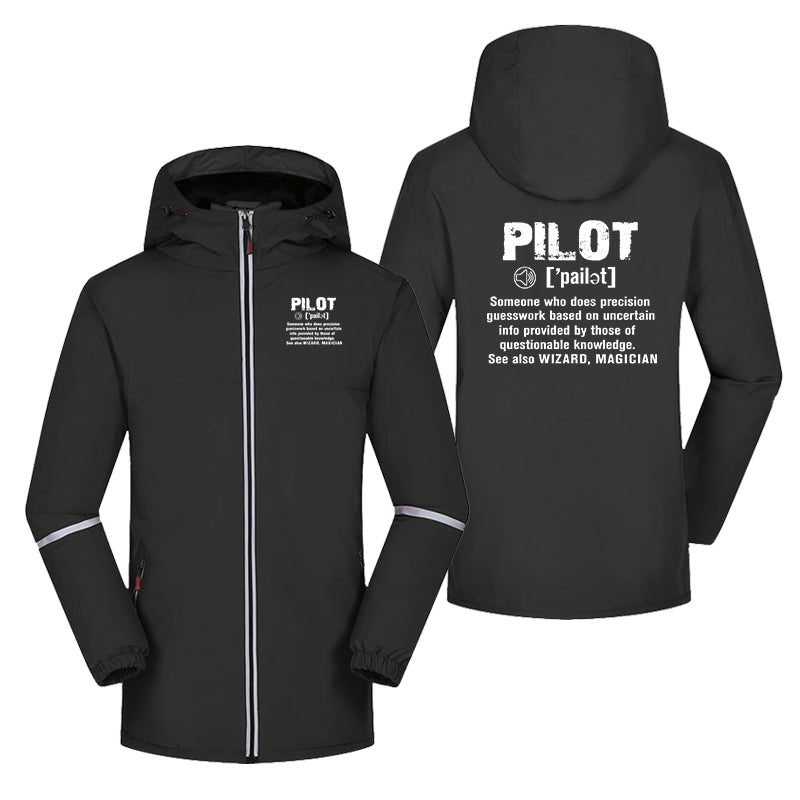 Pilot [Noun] Designed Rain Coats & Jackets