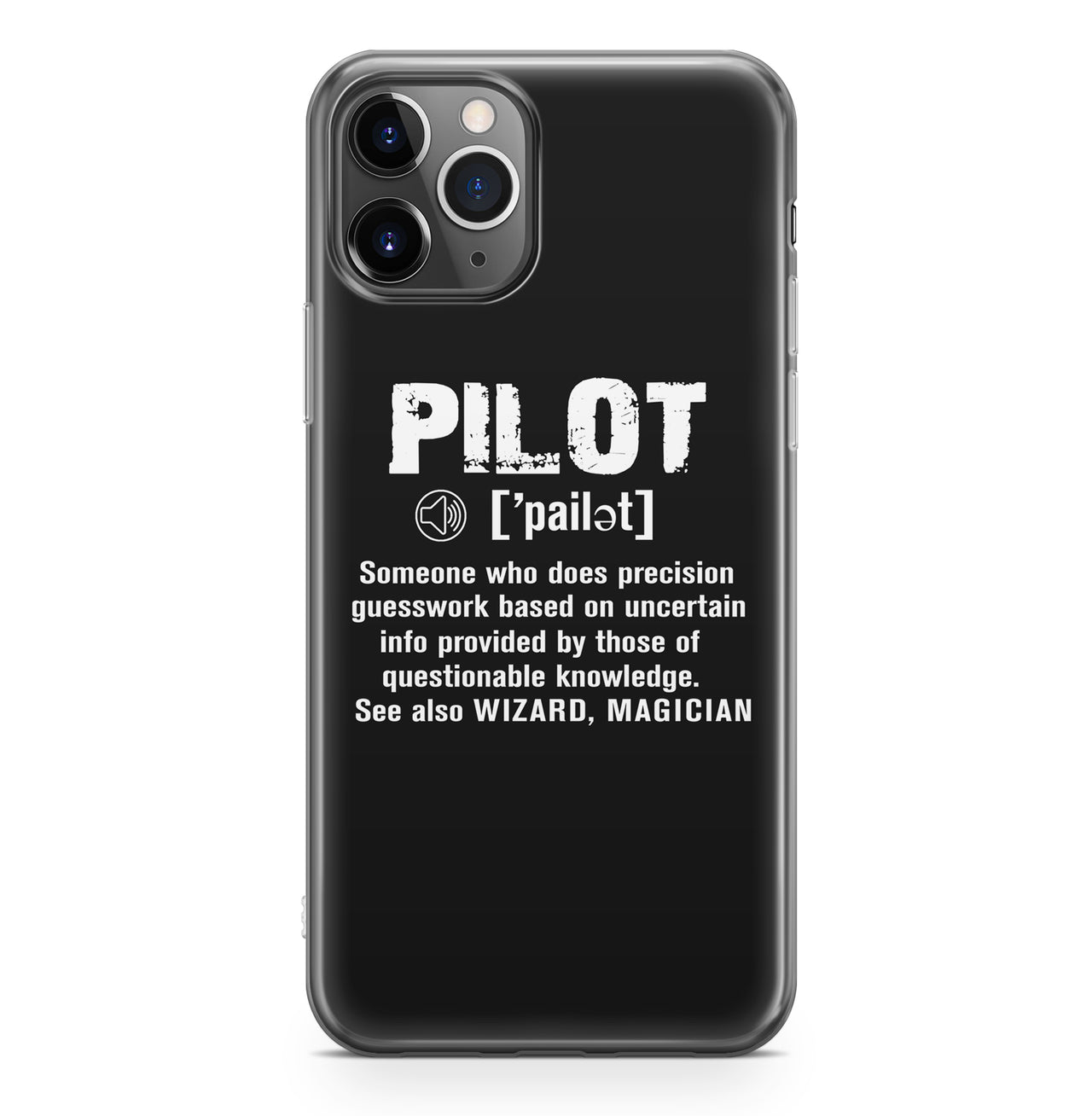 Pilot [Noun] Designed iPhone Cases