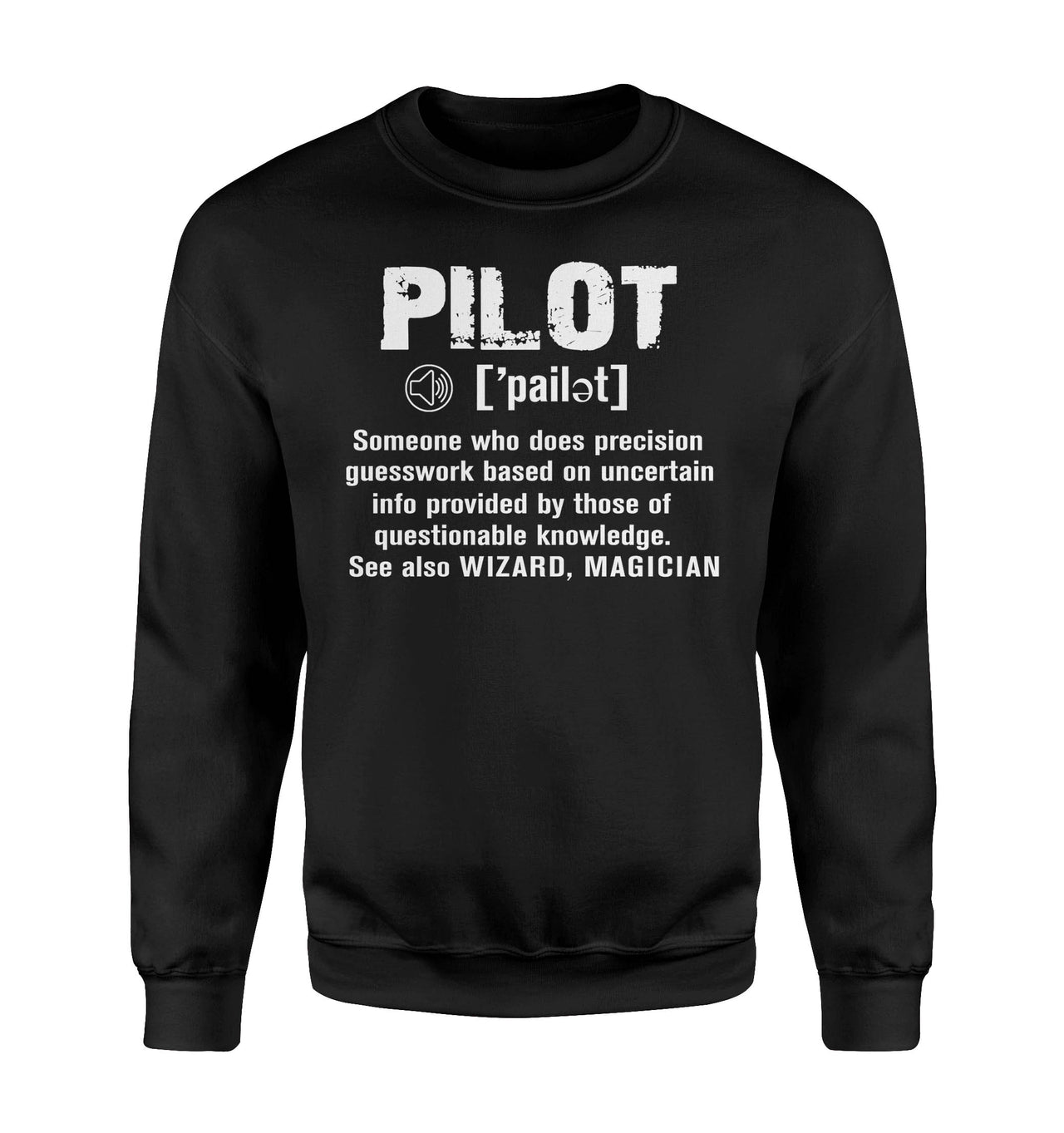 Pilot [Noun] Designed Sweatshirts