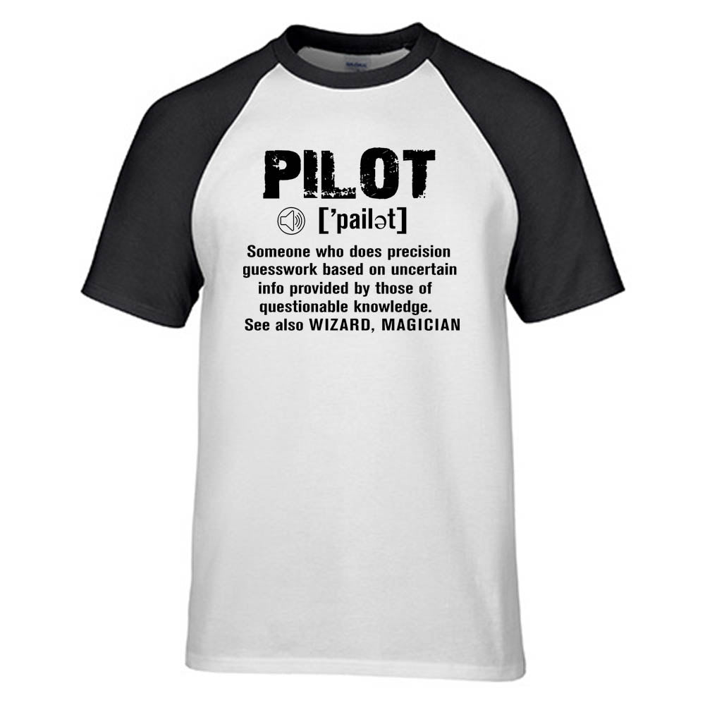 Pilot [Noun] Designed Raglan T-Shirts