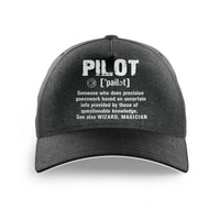 Thumbnail for Pilot [Noun] Printed Hats