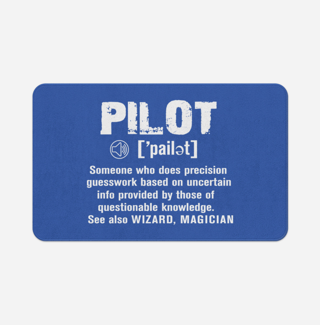 Pilot [Noun] Designed Bath Mats