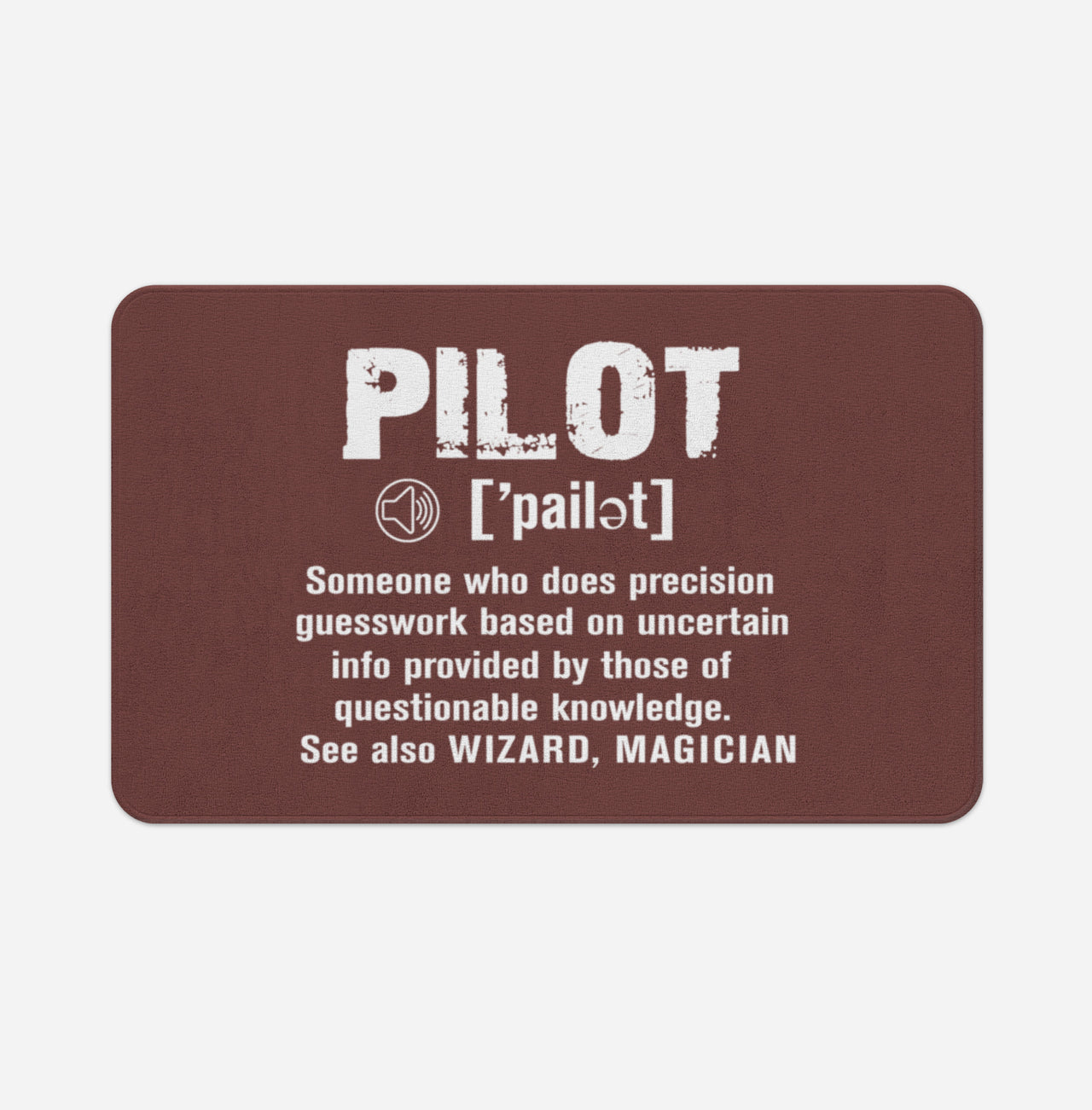 Pilot [Noun] Designed Bath Mats