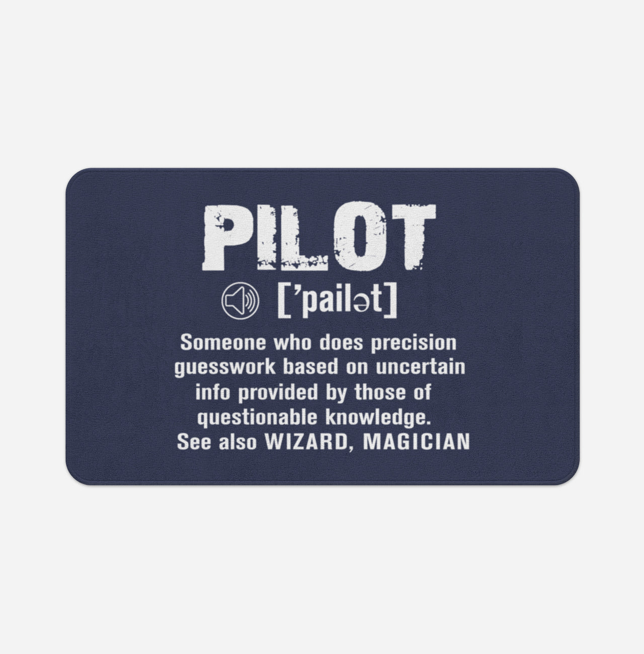 Pilot [Noun] Designed Bath Mats