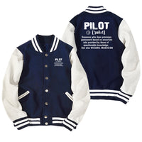 Thumbnail for Pilot [Noun] Designed Baseball Style Jackets