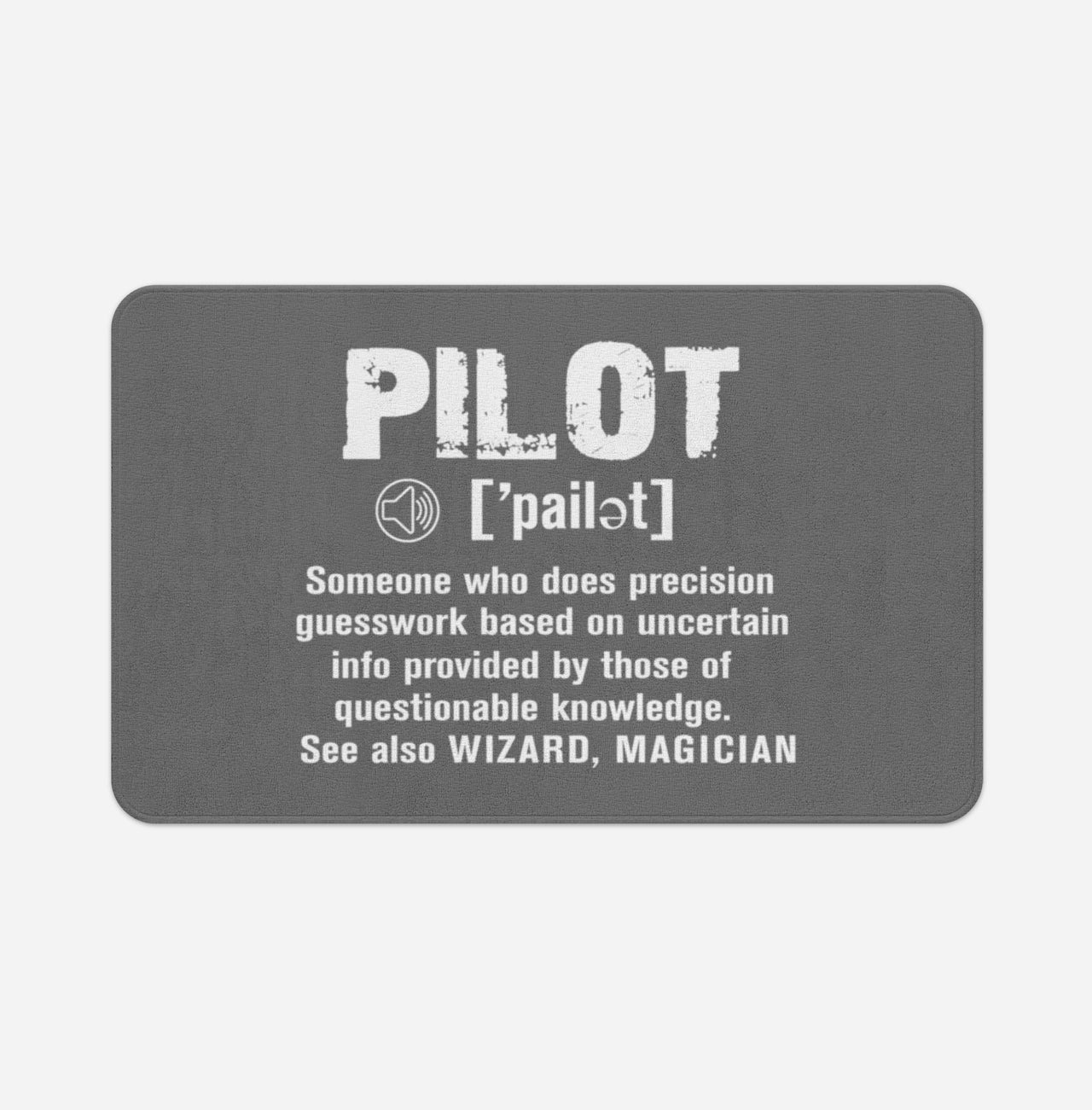 Pilot [Noun] Designed Bath Mats