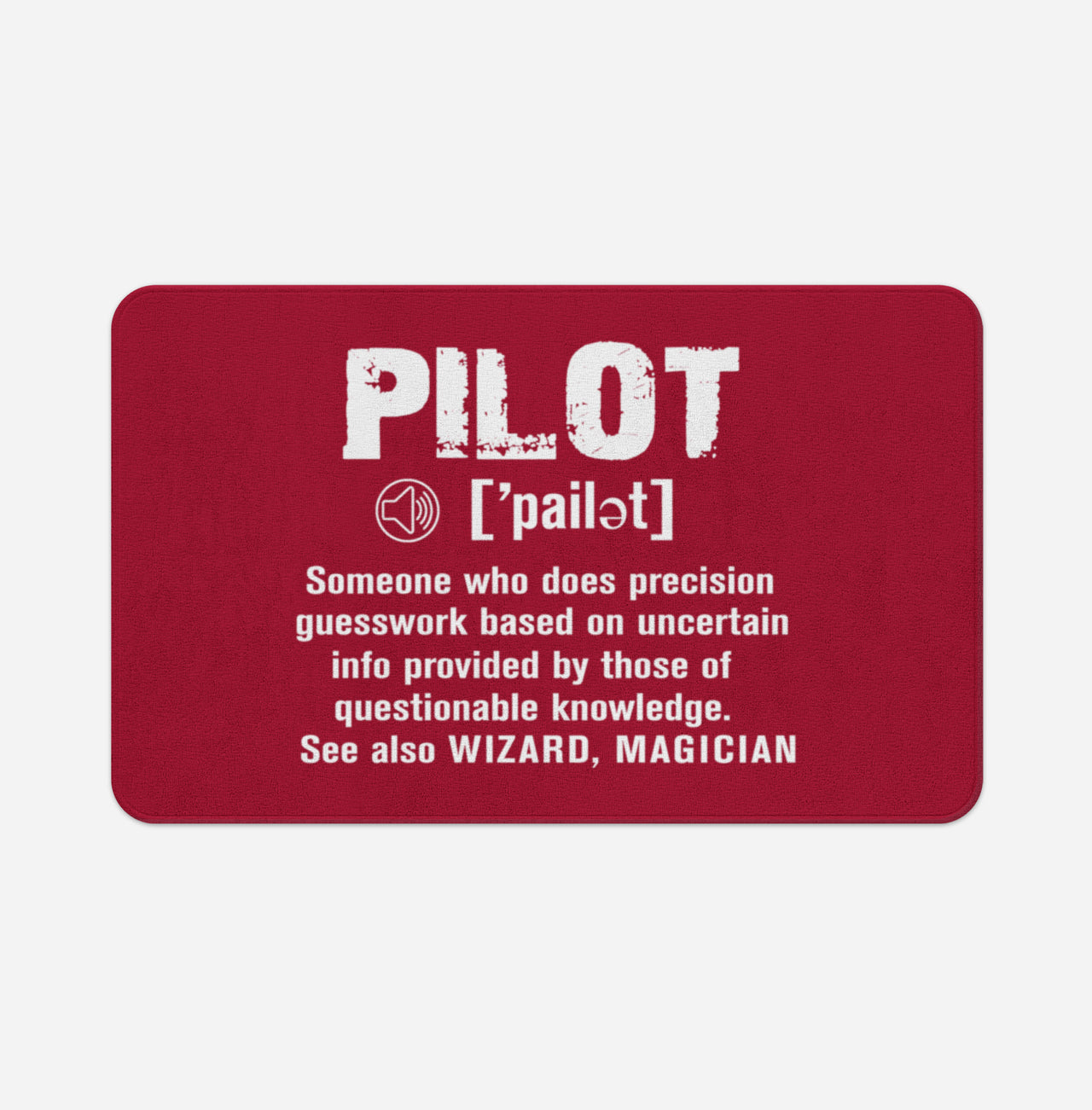 Pilot [Noun] Designed Bath Mats