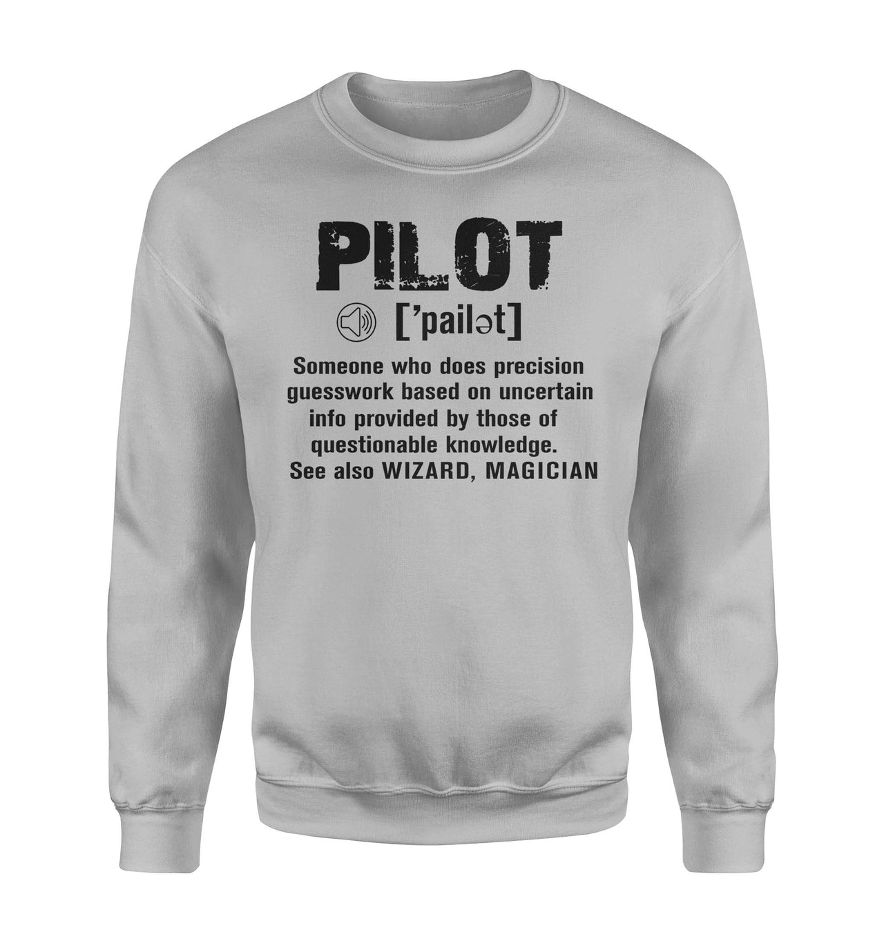 Pilot [Noun] Designed Sweatshirts