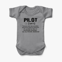 Thumbnail for Pilot [Noun] Designed Baby Bodysuits