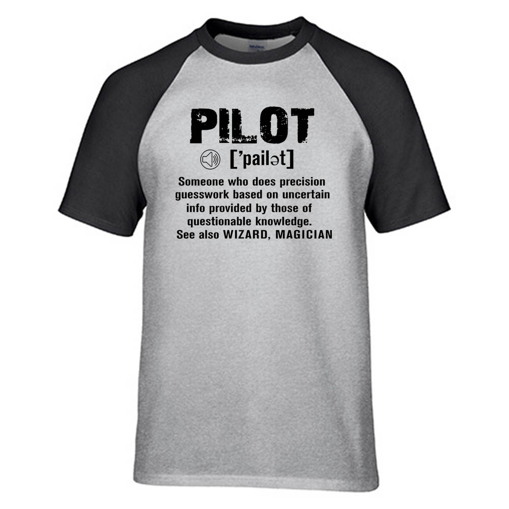 Pilot [Noun] Designed Raglan T-Shirts