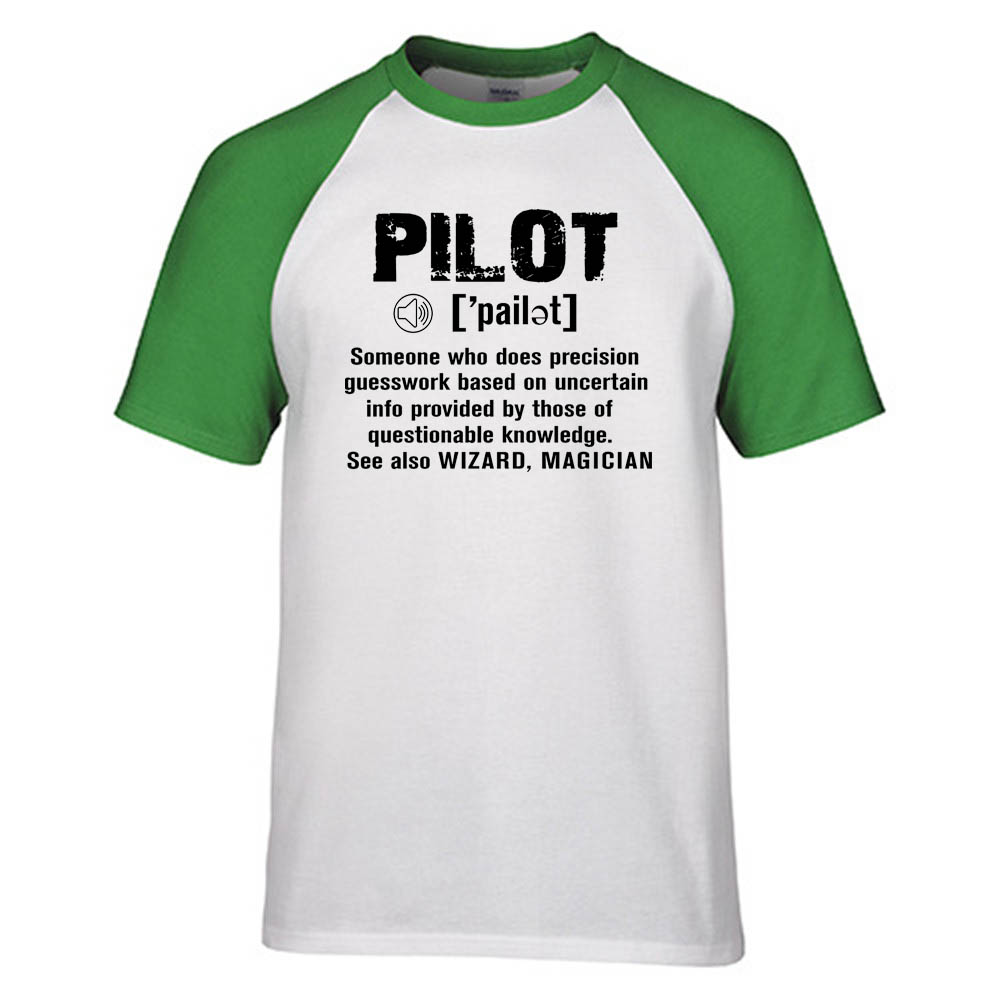 Pilot [Noun] Designed Raglan T-Shirts